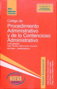 CODIGO DE PROCEDIMIENTO ADMINISTRATIVO Y DE LO CONTENCIOSO ADMINISTRATIVO