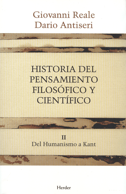 HISTORIA DEL PENSAMIENTO FILOSOFICO Y CIENTIFICO TOMO II