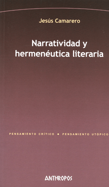 NARRATIVIDAD Y HERMENEUTICA LITERARIA