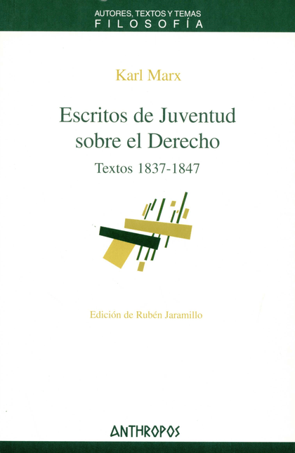 ESCRITOS DE JUVENTUD SOBRE EL DERECHO