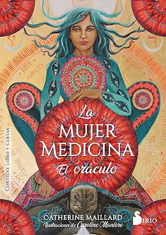 LA MUJER MEDICINA CON LIBRO Y CARTAS