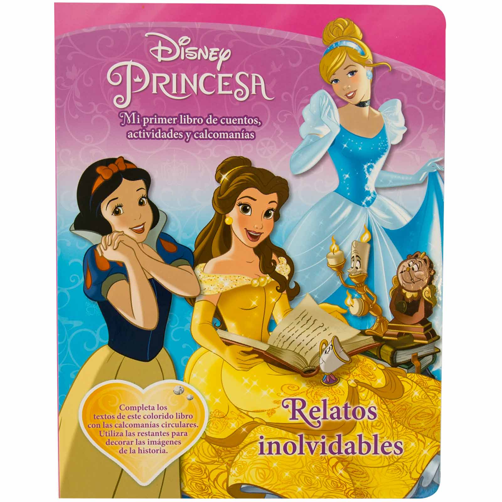 DISNEY PRINCESA MI PRIMER MALETIN DE CUENTOS ACTIVIDADES Y CALCOMANIAS