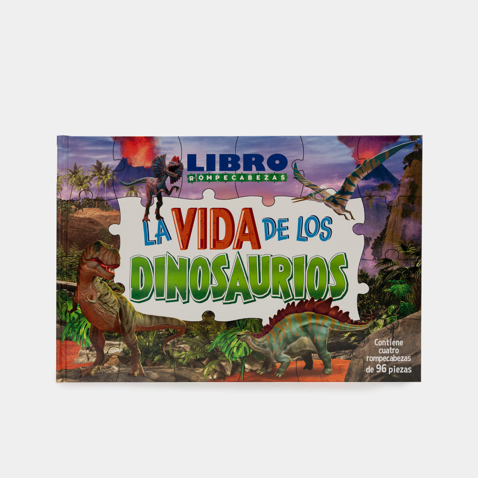 LA VIDA DE LOS DINOSAURIOS LIBRO ROMPECABEZAS