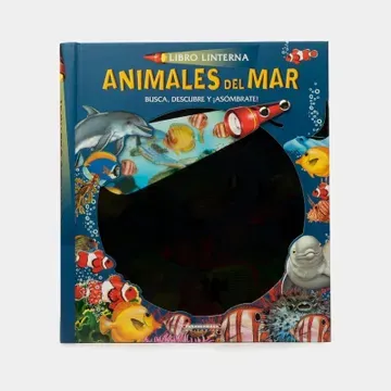 LIBRO LINTERNA ANIMALES DEL MAR
