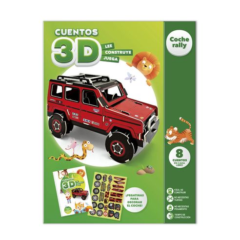 CUENTOS PARA IMAGINAR Y CONSTRUIR 3D - COCHE RALLY