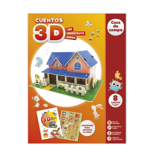 CUENTOS PARA IMAGINAR Y CONSTRUIR 3D - CASA DE CAMPO