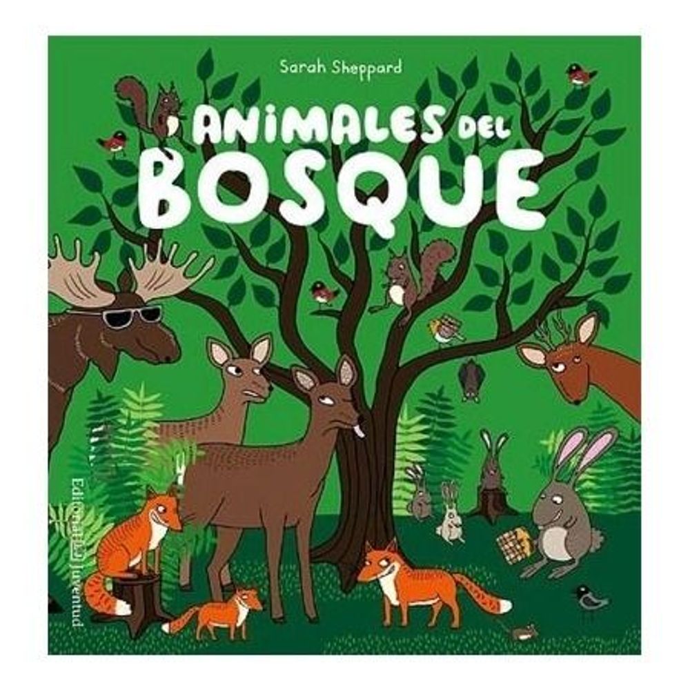 FUNDA DE LIBRO - Animales del bosque