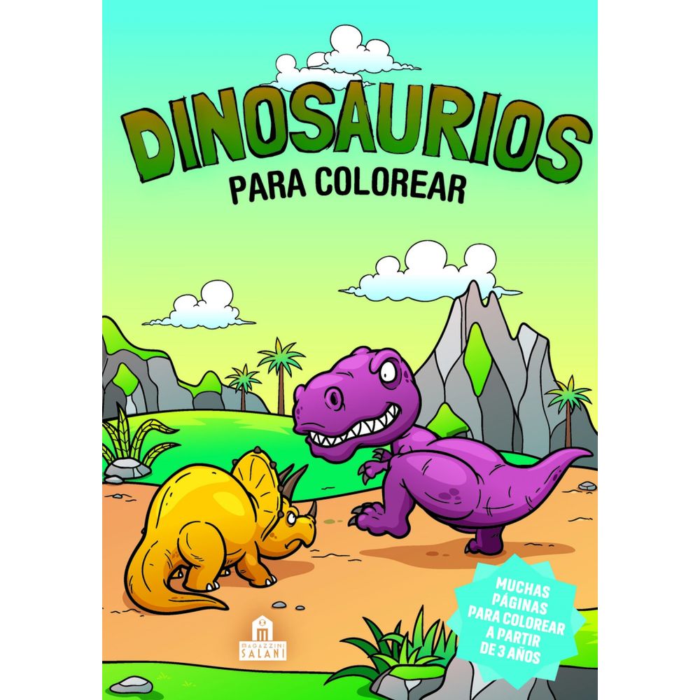 Juego Del Libro De Colorear Del Dinosaurio De La Historieta Para Los Niños  Ilustración del Vector - Ilustración de feliz, mascota: 139654384