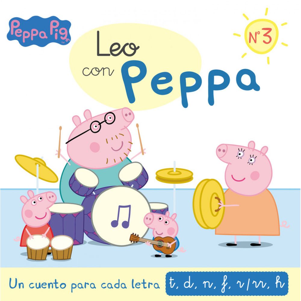 Un cuento para cada letra: t, d, n, f, r/rr, h (Leo con Peppa Pig 3) -  librerialerner