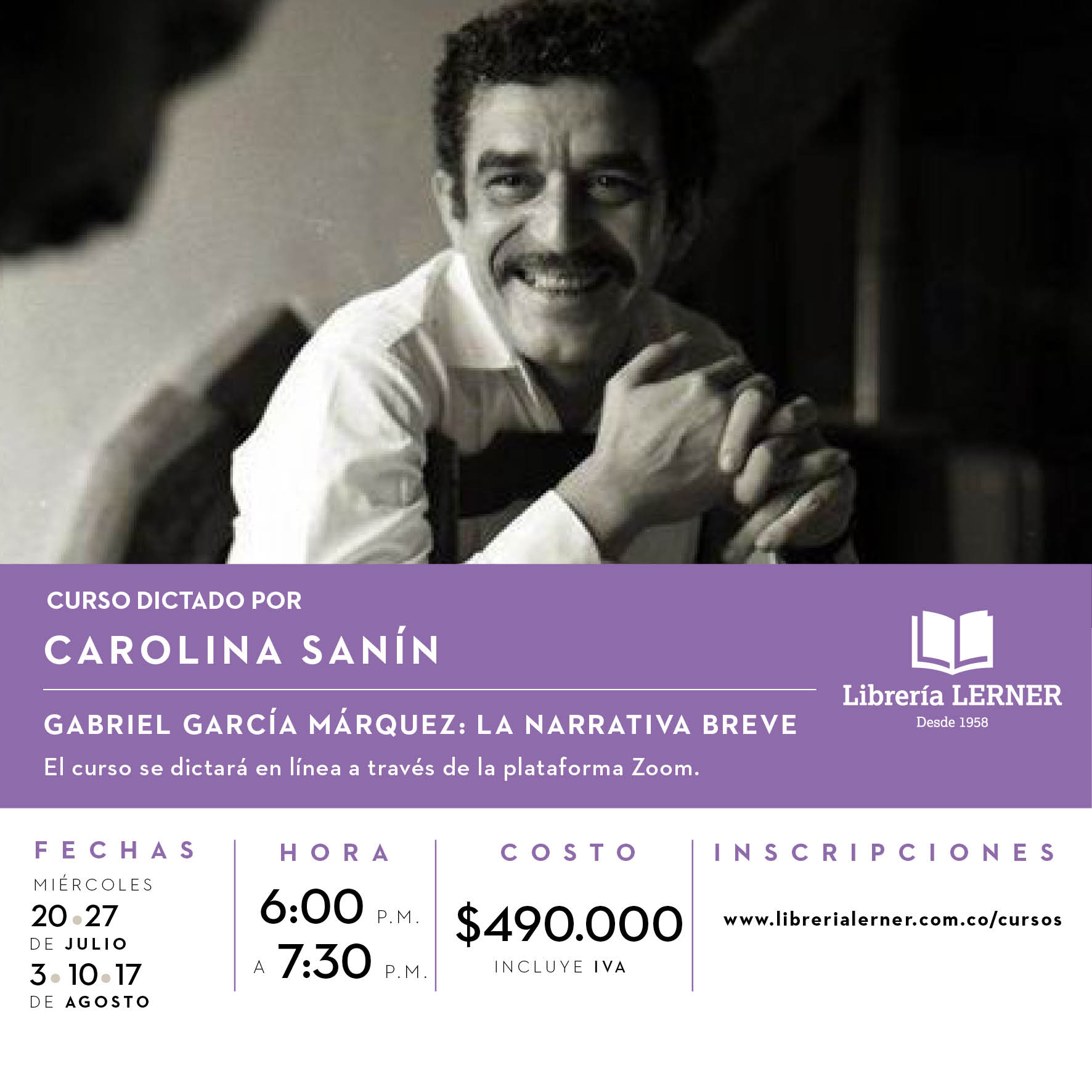 Carolina Sanín sobre Gabriel García Márquez