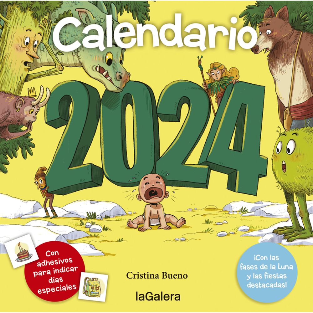 Calendario 2024 Ilustrado Español - Dibujo #2867 - Dibujalia - Los